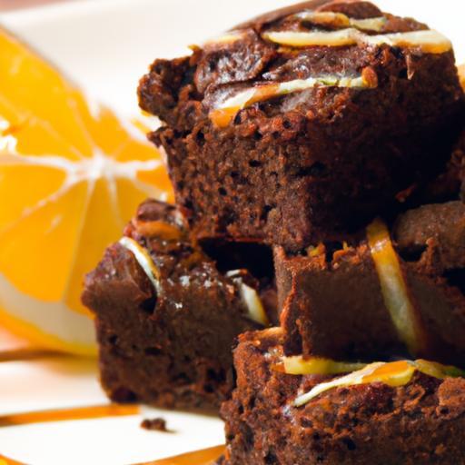 Zesty Grand Marnier-Inspired Orange Liqueur Brownies Delight