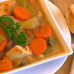 Hearty Casserole: Vegetables, Sausage & Canned White Gravy