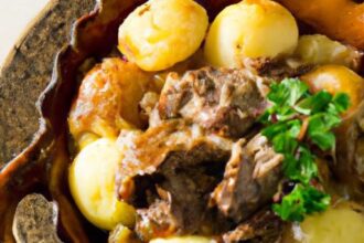 Hearty Lancashire Hotpot with Tender Lamb: A Classic Delight