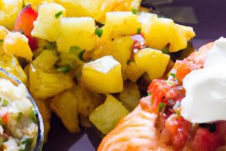 Tropical Twist: Savory Salmon Paired with Zesty Mango Salsa