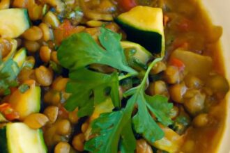 Hearty Zucchini and Lentil Stew: A Nutritious Delight