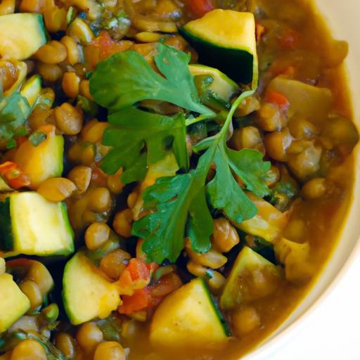 Hearty Zucchini and Lentil Stew: A Nutritious Delight