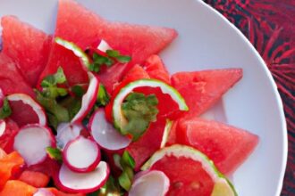Refreshing Watermelon & Jicama Salad with Zesty Lime Twist