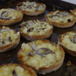 Savory Bliss: Crafting Caramelized Onion & Goat Cheese Tartlets