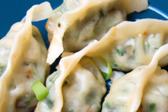 Delightful Vegan Pot Stickers with Zesty Ginger-Soy Dip
