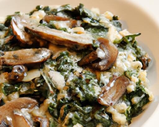 Creamy Mushroom & Spinach Risotto: A Flavorful Delight