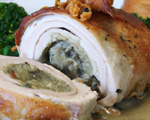 Mastering Chicken Ballotine Stuffed with Mushroom Duxelles