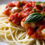 Fusion Feast: Rice Noodles Meet Classic Italian Marinara