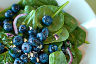 Vibrant Spinach Blueberry Salad: A Nutritious Delight