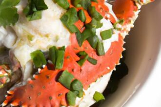 Savory Steamed King Crab Legs with Zesty Herb Butter Bliss