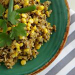 Wholesome Farro Bowl with Roasted Corn and Fresh Cilantro
