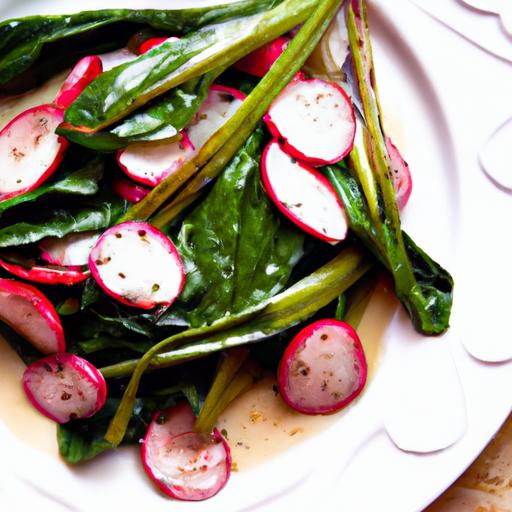 Savoring Sautéed Radishes and Greens in Nutty Brown Butter