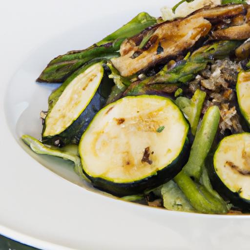 Nutty Wild ⁤Rice & Roasted Zucchini: ⁣A Vibrant Salad Duo