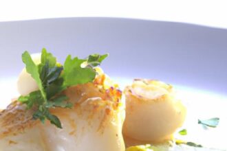 Savor Monkfish Medallions in Zesty Lemon Butter Bliss
