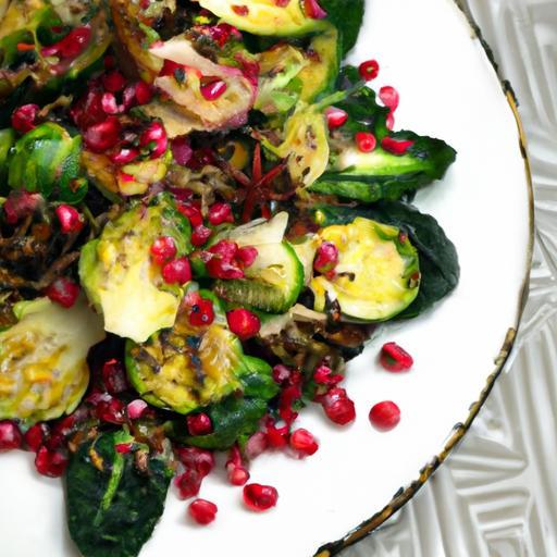 Bright Bites: Roasted Brussels Sprouts & Pomegranate Salad