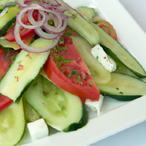 Fresh Flavors: The Ultimate Greek Tomato and Cucumber Salad