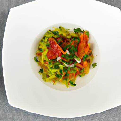 Orzo Meets Ezme: A Turkish Twist on Tomato & Pepper Salad