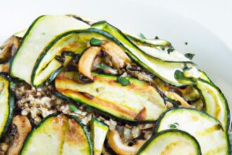 Nutty Wild Rice & Roasted Zucchini: A Vibrant Salad Duo