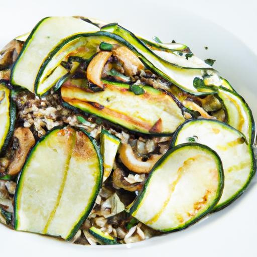 Nutty Wild Rice & Roasted Zucchini: A Vibrant Salad Duo