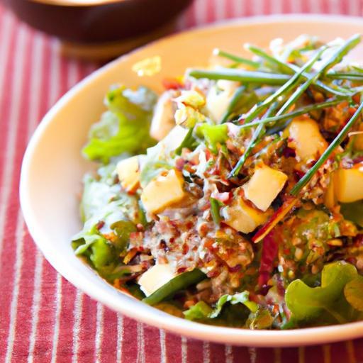 Bright Flavors: Asian Quinoa Salad with Sesame-Ginger Dressing