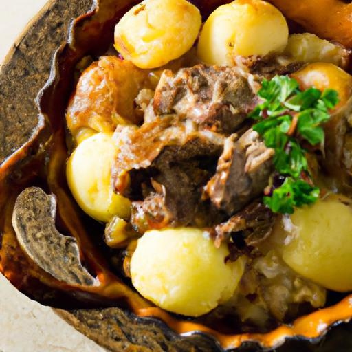 Hearty Lancashire Hotpot with Tender Lamb: A Classic Delight