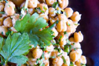 Refreshing Bulgur & Chickpea Salad with Zesty Mint Twist