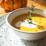 Velvety Roasted Pumpkin Soup with Coconut Curry Bliss