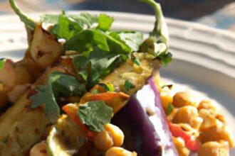 Savor the Flavors: Grilled Eggplant & Chickpea Salad Guide
