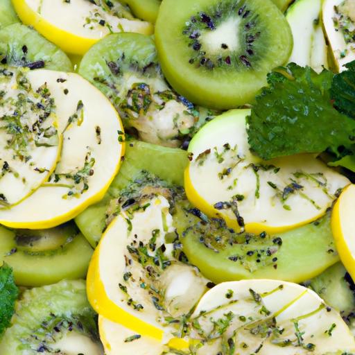 Refreshing Cucumber and ‍Kiwi Salad with Zesty⁣ Lime Twist