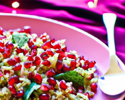 Refreshing Bulgur Salad with Pomegranate & Mint Zest