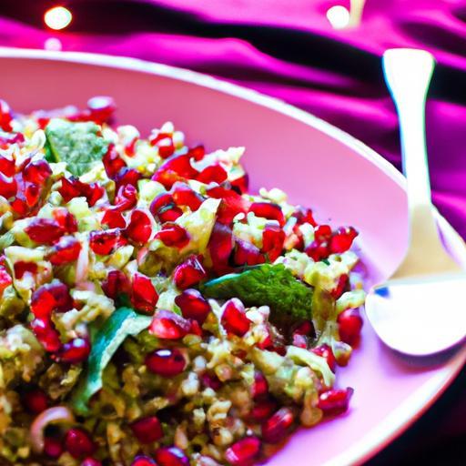 Refreshing Bulgur Salad with Pomegranate & Mint Zest