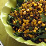 Wholesome Spelt & Roasted Corn Salad with Fresh Cilantro