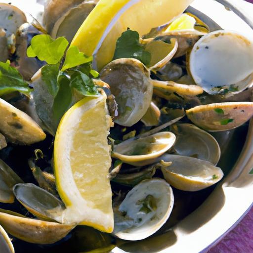 Zesty Baked Clams with Lemon & Parsley: A Savory Delight