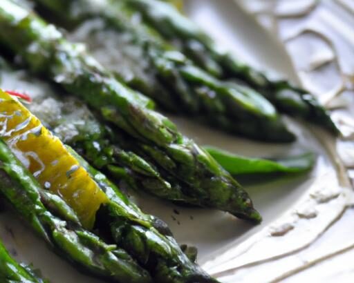 Zesty Grilled Asparagus with Lemon & Parmesan Delight
