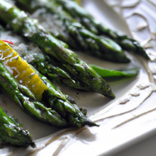 Zesty Grilled Asparagus with Lemon & Parmesan Delight