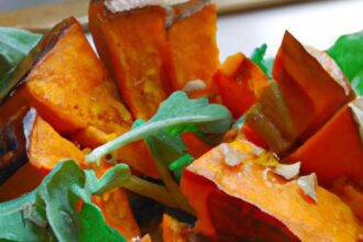 Harvest Magic: Roasted Pumpkin and Rocket Salad Delight
