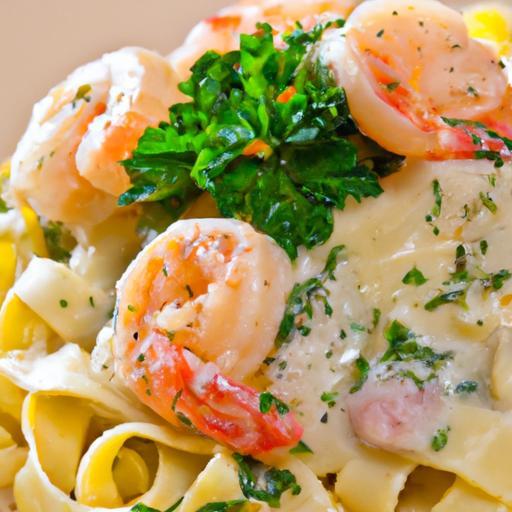 Creamy Shrimp Fettuccine Alfredo: A Seafood Pasta Delight