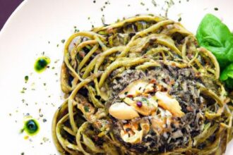 Soba Noodles with Pesto: A Fusion of Fresh Flavors