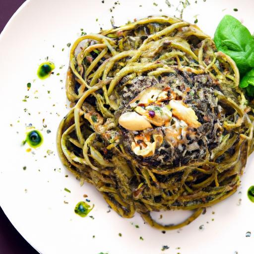 Soba Noodles with Pesto: A Fusion of Fresh Flavors