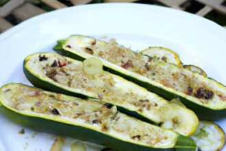 Flavor-Packed Roasted Zucchini Boats with Quinoa & Herbs