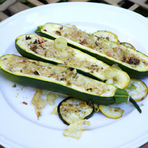 Flavor-Packed Roasted Zucchini Boats with Quinoa & Herbs