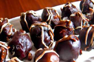 Decadent Delight: Almond-Stuffed Dates Dipped in Chocolate