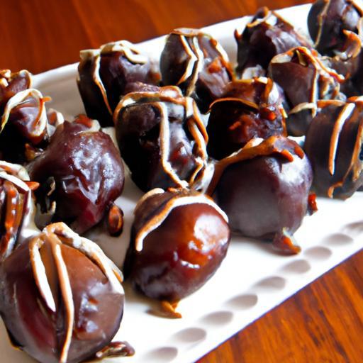 Decadent Delight: Almond-Stuffed Dates Dipped in Chocolate