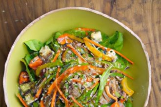 Refreshing Buckwheat Noodle Salad with Savory Sesame Dressing