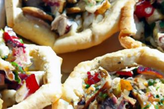Savory Brie & Cranberry Tartlets with Crunchy Pecans Delight