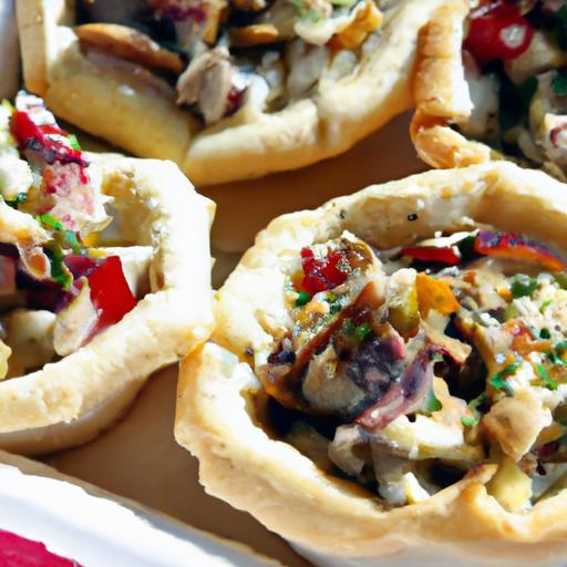Savory Brie & Cranberry Tartlets with Crunchy Pecans Delight