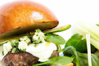 Savory Lamb Burgers with Feta & Fresh Mint Aioli Twist