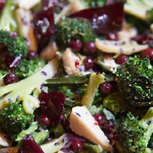 Roasted Broccoli & Cranberry Salad: A flavorful Twist