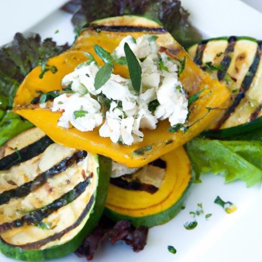 Savor ​the⁣ Season:‌ Grilled Summer ⁢Squash Salad with Feta