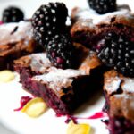 Decadent Blackberry Almond Brownies: A Nutty Berry Delight